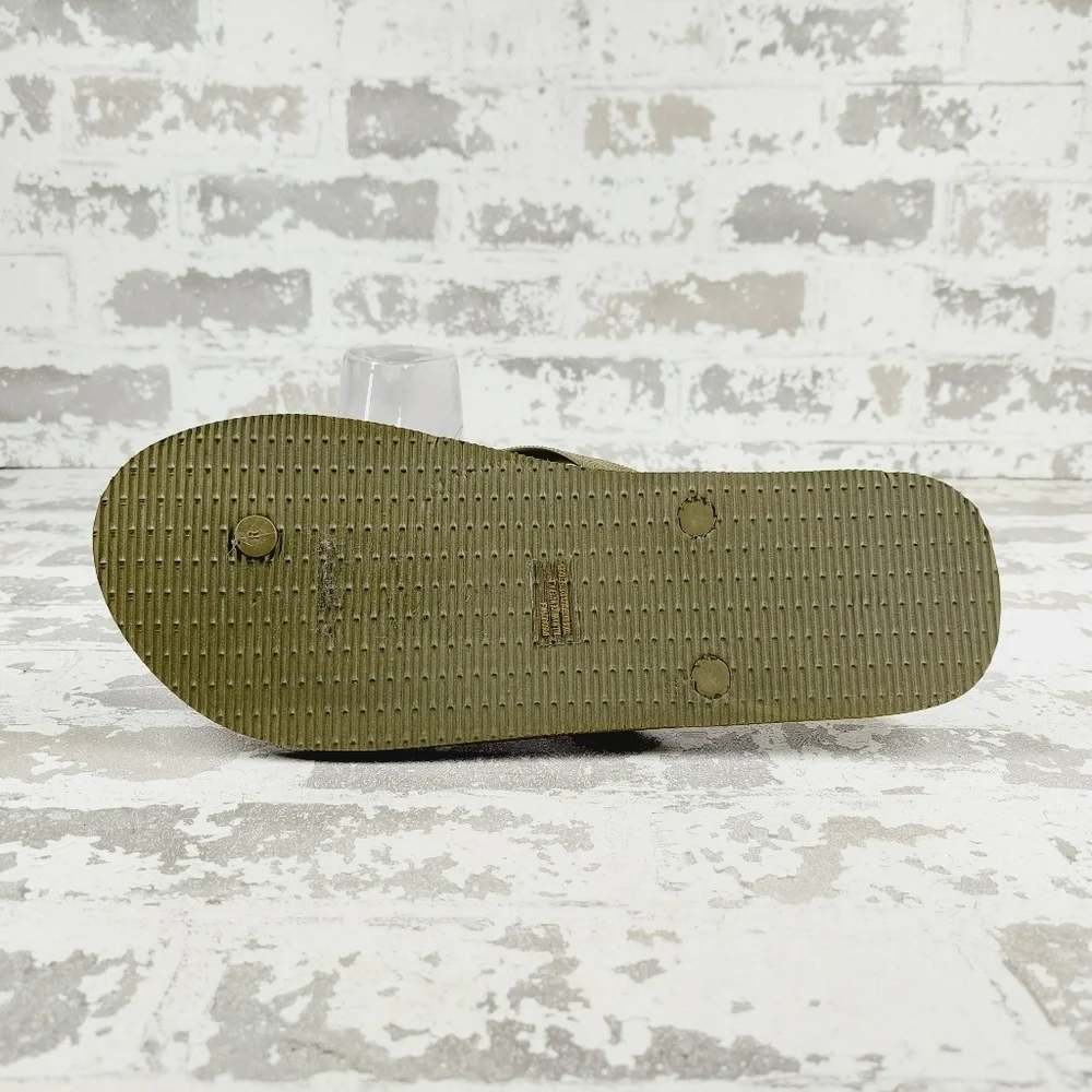 Abound Green Flip Flops Slippers Sandals V628